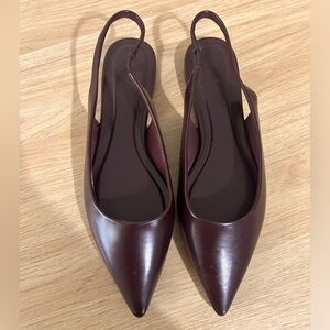 H&M sling back flats